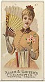 Plate 41, from the Fans of the Period series (N7) for Allen & Ginter Cigarettes Brands, Allen & Ginter American, Commercial color lithograph