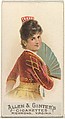 Plate 44, from the Fans of the Period series (N7) for Allen & Ginter Cigarettes Brands, Allen & Ginter American, Commercial color lithograph