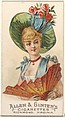 Plate 50, from the Fans of the Period series (N7) for Allen & Ginter Cigarettes Brands, Allen & Ginter  American, Commercial color lithograph