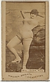 Mlle. Jager, Paris, from the Actors and Actresses series (N45, Type 1) for Virginia Brights Cigarettes, Allen & Ginter  American, Albumen photograph
