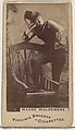 Maude Waldemere, from the Actors and Actresses series (N45, Type 1) for Virginia Brights Cigarettes, Allen & Ginter  American, Albumen photograph