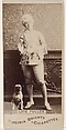 Loie Fuller, from the Actors and Actresses series (N45, Type 1) for Virginia Brights Cigarettes, Allen & Ginter  American, Albumen photograph