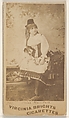 Card 721, Miss Randall, from the Actors and Actresses series (N45, Type 1) for Virginia Brights Cigarettes, Allen & Ginter  American, Albumen photograph