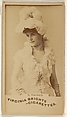 L. Vaughn, from the Actors and Actresses series (N45, Type 1) for Virginia Brights Cigarettes, Allen & Ginter  American, Albumen photograph