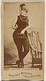 Maude Waldemere, from the Actors and Actresses series (N45, Type 1) for Virginia Brights Cigarettes, Allen & Ginter  American, Albumen photograph