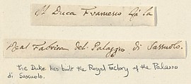Francesco I d'Este Builds the Palazzo di Sassuolo, from 