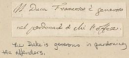 Francesco I d'Este is Generous in Pardoning the Offenders, from "L'Idea di un Principe ed Eroe Cristiano in Francesco I d'Este, di Modena e Reggio Duca VIII [...]", Bartolomeo Fenice (Fénis), Etching
