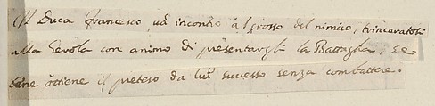 Francesco I d'Este Approches the Camp of the Enemy Under the Pretext of Battle, Although he Obtains their Surrender Without Battle, from 