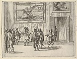 Francesco I d'Este Receives the General of the French King's Army in Italy, depicted in a room beneath The Rape of Europa, from 