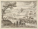 Francesco I d'Este Freely Crosses the Po and Takes Up his Sword Against Troops in the Vinyard of the Opposite Bank where the Spanish had Settled to Impede his Crossing, from 