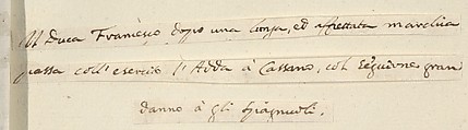 After a Long March, Francesco I d'Este Passes with the River of Cassano with his Army, thus Causing Great Harm to the Spanish, from "L'Idea di un Principe ed Eroe Cristiano in Francesco I d'Este, di Modena e Reggio Duca VIII [...]", Bartolomeo Fenice (Fénis), Etching
