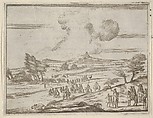 Following Francesco I d'Este's Example, His Troops Safely Pass Torrents During Extreme Weather, from 