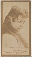 Sadie Leslie, from the Actors and Actresses series (N45, Type 3) for Virginia Brights Cigarettes, Allen & Ginter  American, Albumen photograph