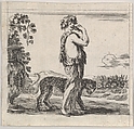 Bacchus, from "Game of Mythology" (Jeu de la Mythologie), Stefano della Bella  Italian, Etching