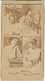 Lea D' Ascot, Paris/ Jane Hading, Paris/ Depoix, Gymnase, from the Actors and Actresses series (N45, Type 4) for Virginia Brights Cigarettes, Allen & Ginter  American, Albumen photograph