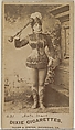 Card 631, Kate Uart, from the Actors and Actresses series (N45, Type 7) for Dixie Cigarettes, Allen & Ginter  American, Albumen photograph