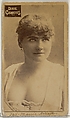 Card 745, Maggie Arlington, from the Actors and Actresses series (N45, Type 7) for Dixie Cigarettes, Allen & Ginter  American, Albumen photograph