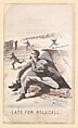 Life in Camp, Part 1: Building Castles; Hard Tack; Upset His Coffee; Water Call; A Shell is Coming; Riding on a Rail; Surgeons Call; An Unwelcome Visit; Late for Roll Call; Stuck in the Mud; The Guard House; Tossing in a Blanket, After Winslow Homer (American, Boston, Massachusetts 1836–1910 Prouts Neck, Maine), Color lithograph