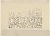 Battle in Baltimore, April 19, 1861 (from Confederate War Etchings), Adalbert John Volck American, Etching