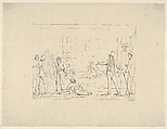 Buying a Substitute in the North during the War (from Confederate War Etchings), Adalbert John Volck American, Etching
