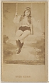 Miss Adair, from the Actors and Actresses series (N45, Type 8) for Virginia Brights Cigarettes, Allen & Ginter  American, Albumen photograph