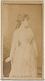M'lle Alencon, from the Actors and Actresses series (N45, Type 8) for Virginia Brights Cigarettes, Allen & Ginter  American, Albumen photograph