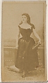 Miss Benn, from the Actors and Actresses series (N45, Type 8) for Virginia Brights Cigarettes, Allen & Ginter  American, Albumen photograph