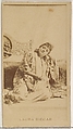 Laura Biggar, from the Actors and Actresses series (N45, Type 8) for Virginia Brights Cigarettes, Allen & Ginter  American, Albumen photograph