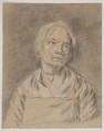 Old Woman, Nicolas Bernard Lépicié  French, Red, white, and black chalk, with stumping