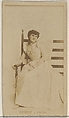 Bessie Lynch, from the Actors and Actresses series (N45, Type 8) for Virginia Brights Cigarettes, Allen & Ginter  American, Albumen photograph