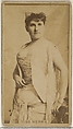 Miss Merrie, from the Actors and Actresses series (N45, Type 8) for Virginia Brights Cigarettes, Allen & Ginter  American, Albumen photograph