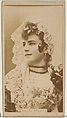 Mlle. Rositi, from the Actors and Actresses series (N45, Type 8) for Virgina Brights Cigarettes, Allen & Ginter  American, Albumen photograph