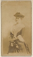 Sarah Las Celles, from the Actors and Actresses series (N45, Type 8) for Virginia Brights Cigarettes, Allen & Ginter  American, Albumen photograph