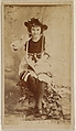 Annie Lewis, from the Actors and Actresses series (N45, Type 8) for Virginia Brights Cigarettes, Allen & Ginter  American, Albumen photograph
