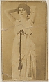 Miss Madden, from the Actors and Actresses series (N45, Type 8) for Virginia Brights Cigarettes, Allen & Ginter  American, Albumen photograph