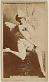 Frankie Raymond, from the Actors and Actresses series (N45, Type 8) for Virginia Brights Cigarettes, Allen & Ginter  American, Albumen photograph