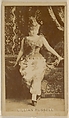 Lillian Russell, from the Actors and Actresses series (N45, Type 8) for Virginia Brights Cigarettes, Allen & Ginter  American, Albumen photograph