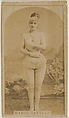Mabel Santley, from the Actors and Actresses series (N45, Type 8) for Virginia Brights Cigarettes, Allen & Ginter  American, Albumen photograph