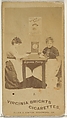 Card 2, from the series, Cigarette Making Girls (N46) for Virginia Brights Cigarettes, Allen & Ginter  American, Albumen photograph