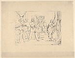 Searching for Arms (from Confederate War Etchings), Adalbert John Volck American, Etching