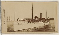 Vesuvius, U.S.N., from the Famous Ships series (N50) for Virginia Brights Cigarettes, Allen & Ginter  American, Albumen photograph