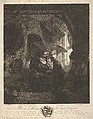 Tobias Returning Sight to His Father, Antoine de Marcenay de Ghuy French, Etching