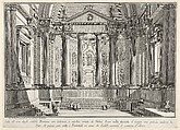 Plate 9: Colonnaded hall according to the custom of the ancient Romans (...), from "Part one of architecture and perspectives: drawn and etched by Gio. Batt'a Piranesi, Venetian Architect: dedicated to Nicola Giobbe" (Prima parte di Architetture, e prospettive inventate, ed incise da Gio. Batt'a Piranesi Architetto Veneziano dedicate al Sig. Nicola Giobbe), Giovanni Battista Piranesi  Italian, Etching