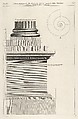 Section of column base from the Temple of Fortuna Virilis (Tempio della Fortuna Virile), from "Le Antichità Romane", Giovanni Battista Piranesi Italian, Etching