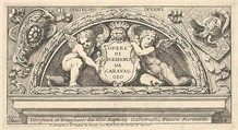 Titeplate to series of prints after Poloidoro, Giovanni Battista Galestruzzi  Italian, Etching; second state