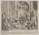 The Death of St. Cecilia, Johann Friedrich Greuter German, Engraving