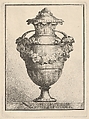 Neoclassical Vase, Benigno Bossi Italian, Etching