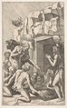 Christ in Limbo, after Raphael, Nicolas Beatrizet  French, Engraving