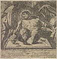 Lamentation over the body of Christ, Orazio Borgianni Italian, Etching