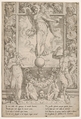 Fame, Battista Angolo del Moro Italian, Engraving